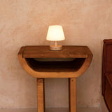 Teddy Light Brown Wooden Rechargeable Table Lamp – Dimmable, USB-C, 100-Hour Battery Life