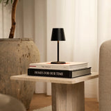 James Black Rechargeable Iron Table Lamp – Cordless, Dimmable & Elegant Tavellio