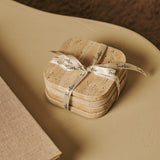 Fi Coasters Set Square Travertine Travertino Classico