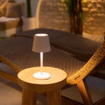 James White Rechargeable Table Lamp – Cordless, Dimmable & Elegant Tavellio