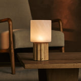 Frank Hellbraun Wiederaufladbare Tischlampe 