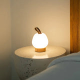 Cooper Light Brown Wooden Rechargeable Table Lamp – Cordless, Dimmable & Stylish Tavellio