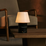 Hooch Schwarz – Nero Marquina Marmor Wiederaufladbare Tischlampe 
