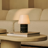 Hooch Schwarz – Nero Marquina Marmor Wiederaufladbare Tischlampe 