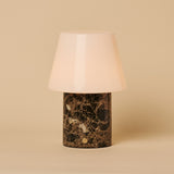 Hooch Braun – Emperador Dark Marmor Wiederaufladbare Tischlampe 