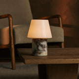 Hooch Weiß – Calacatta Viola Marmor Wiederaufladbare Tischlampe