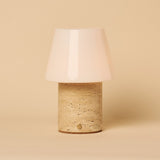 Hooch Beige – Travertin Wiederaufladbare Tischlampe