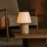 Hooch Beige – Travertin Wiederaufladbare Tischlampe