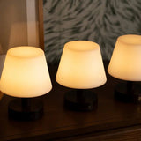 Teddy Dark Brown Wooden Rechargeable Table Lamp | Dimmable & Cordless with 80 Hours Battery Life Tavellio