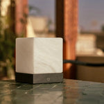 Yce Black Lamp on table, perfect for contemporary living spaces