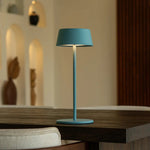 Hugo Amsterdams Blue Rechargeable Iron Table Lamp - Dimmable, Stylish & Cordless Tavellio