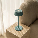 Hugo Amsterdams Blue Rechargeable Iron Table Lamp - Dimmable, Stylish & Cordless Tavellio