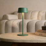 Hugo Sage Green Rechargeable Table Lamp - Stylish, Dimmable & Cordless Tavellio