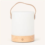 Avery Light Brown Rechargeable Wooden Table Lamp – Cordless, Dimmable & USB-C Tavellio