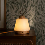 Liv Light Brown Rechargeable Lamp – Leather Strap, Dimmable, Cordless Tavellio
