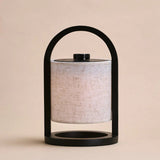 River Dark Brown Cordless Wooden Lamp – Rechargeable & Dimmable Tavellio