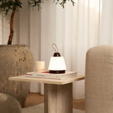 Liv Dark Brown Rechargeable Lamp – Leather Strap, Dimmable, 3 Light Modes, Cordless Tavellio