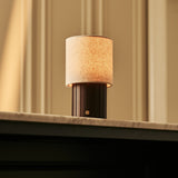 Jolene Dark Brown Rechargeable Table Lamp | Cordless, Stylish & 3 Light Modes