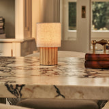 Jolene Light Brown Rechargeable Table Lamp | Cordless, Stylish & 3 Light Modes