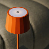 Wouter Orange Blossom Rechargeable Table Lamp – Wireless Charging, Dimmable, 120-Hour Battery Life Tavellio