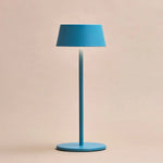 Hugo Amsterdams Blue Rechargeable Iron Table Lamp - Dimmable, Stylish & Cordless Tavellio
