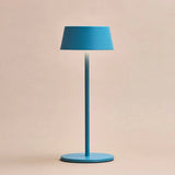 Hugo Amsterdams Blue Rechargeable Iron Table Lamp - Dimmable, Stylish & Cordless Tavellio