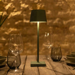 William Sage Green Rechargeable Table Lamp – USB-C, Dimmable, 120-Hour Battery Tavellio