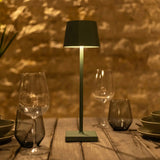 William Sage Green Rechargeable Table Lamp – USB-C, Dimmable, 120-Hour Battery Tavellio
