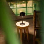 Anton Black Rechargeable Table Lamp | Stylish & Cordless Lighting Tavellio