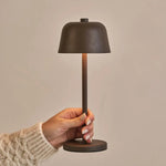 Anton Mocha Brown Rechargeable Table Lamp | Sleek & Cordless Lighting Tavellio