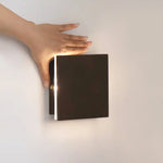 Lane Donkerbruin draadloze wandlamp, oplaadbaar, dimbaar, van natuurlijk hout, 5000K wit licht Tavellio