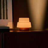 Lekeisha Petit Châtaigne Lampe de Table Sans Fil Rechargeable en Bois