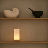 Zayn Light Brown Wooden Rechargeable Lamp l Dimmable & Cordless & Good Battery Tavellio
