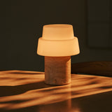 Pissarro Beige – Travertin Wiederaufladbare Tischlampe 