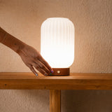 Lampe de table sans fil rechargeable Lilly Châtaigne