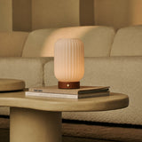 Lampe de table sans fil rechargeable Lilly Châtaigne