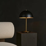 Lola Gold & Black Table Lamp – Elegant Metal Design with On/Off Switch Tavellio