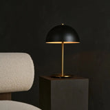 Lola Gold & Black Table Lamp – Elegant Metal Design with On/Off Switch Tavellio