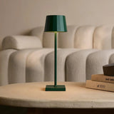 William Pine Green Rechargeable Table Lamp – USB-C, Dimmable, 120-Hour Battery Tavellio