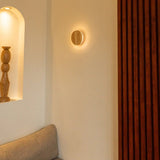 Lou Light Brown Cordless Wall Light – Rechargeable & Dimmable Touch Control – 2700K Warm Light - Tavellio