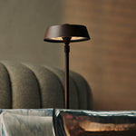 Luca Mocha Brown - USB Rechargeable Lamp l Minimalist, Playful & Dimmable