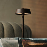Luca Mocha Brown - USB Rechargeable Lamp l Minimalist, Playful & Dimmable
