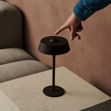 Luca Mocha Brown - USB Rechargeable Lamp l Minimalist, Playful & Dimmable