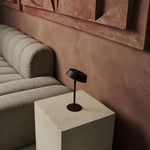 Luca Mocha Brown - USB Rechargeable Lamp l Minimalist, Playful & Dimmable