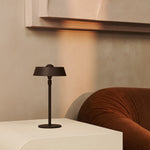 Luca Mocha Brown - USB Rechargeable Lamp l Minimalist, Playful & Dimmable