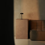 Luca Mocha Brown - USB Rechargeable Lamp l Minimalist, Playful & Dimmable