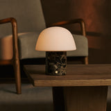 Maes Braun – Emperador Dark Marmor Wiederaufladbare Tischlampe 