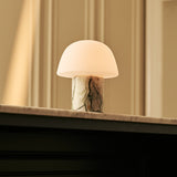 Maes Green – Ice Green Marble Rechargeable Table Lamp | Elegant, Stylish & Functional
