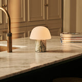 Maes Green – Ice Green Marble Rechargeable Table Lamp | Elegant, Stylish & Functional