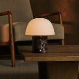 Maes Rot – Rosso Levanto Marmor Wiederaufladbare Tischlampe 